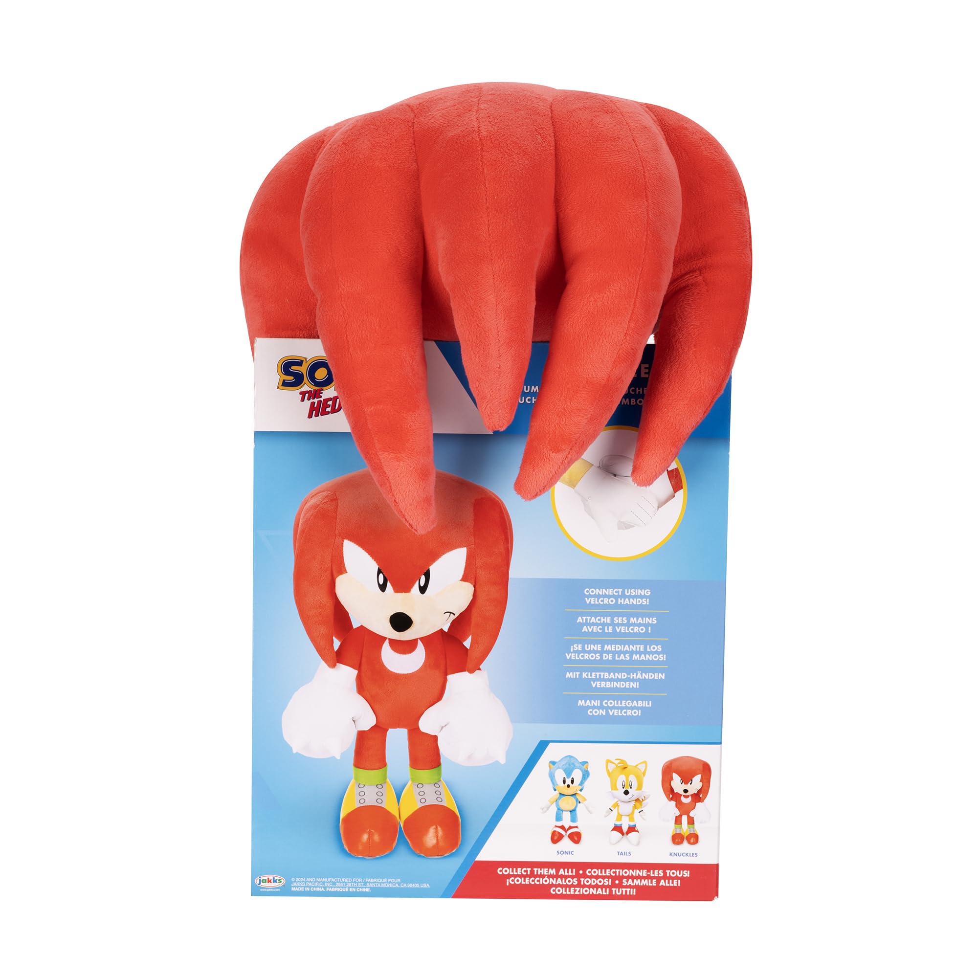 Jakks Pacific Sonic The Hedgehog Tails/Knuckles Jumbo Plush Jakks Pacific
