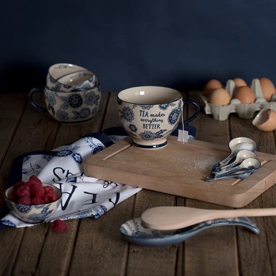 Sass & Belle Blue Willow Floral Measuring Spoons Sass & Belle