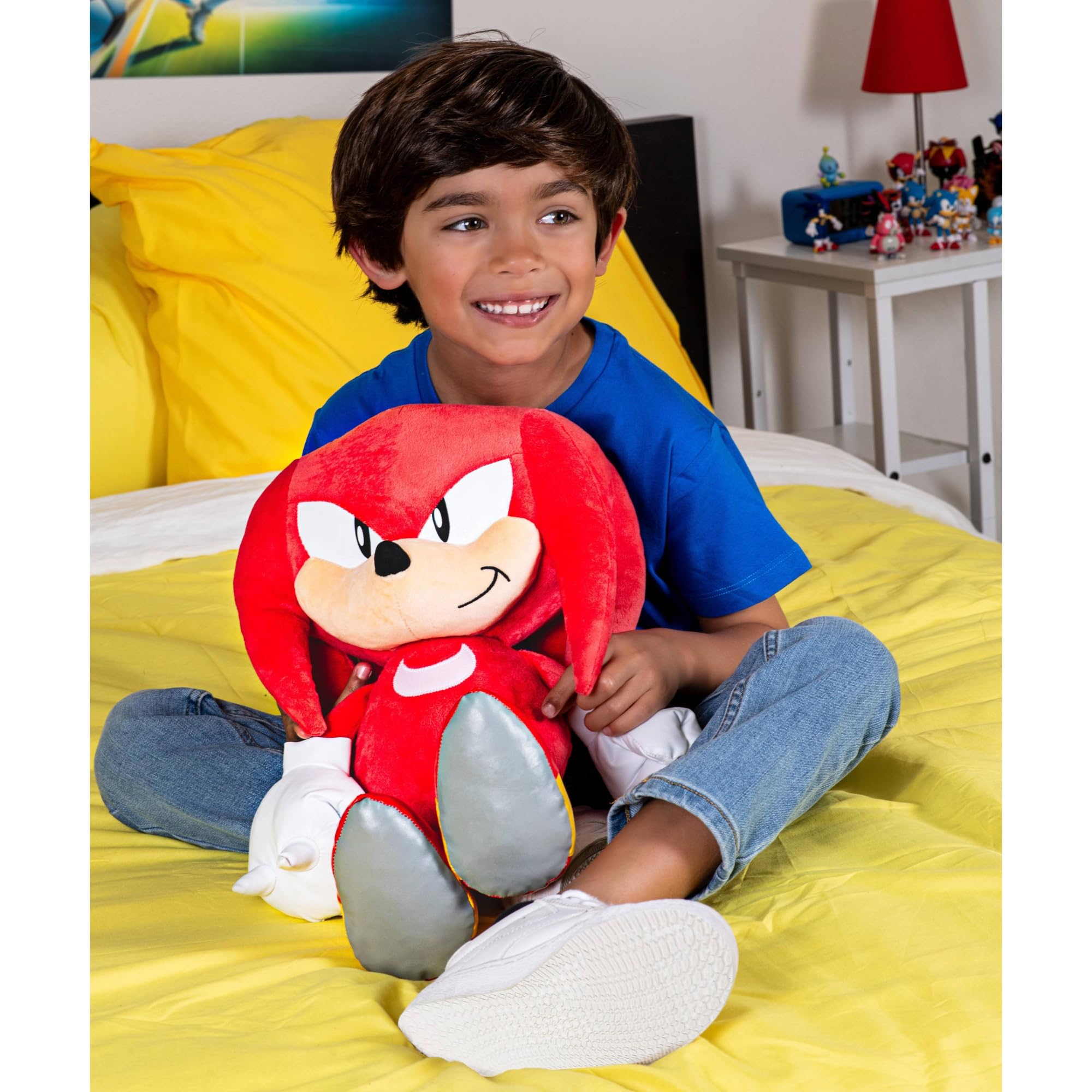 Jakks Pacific Sonic The Hedgehog Tails/Knuckles Jumbo Plush Jakks Pacific