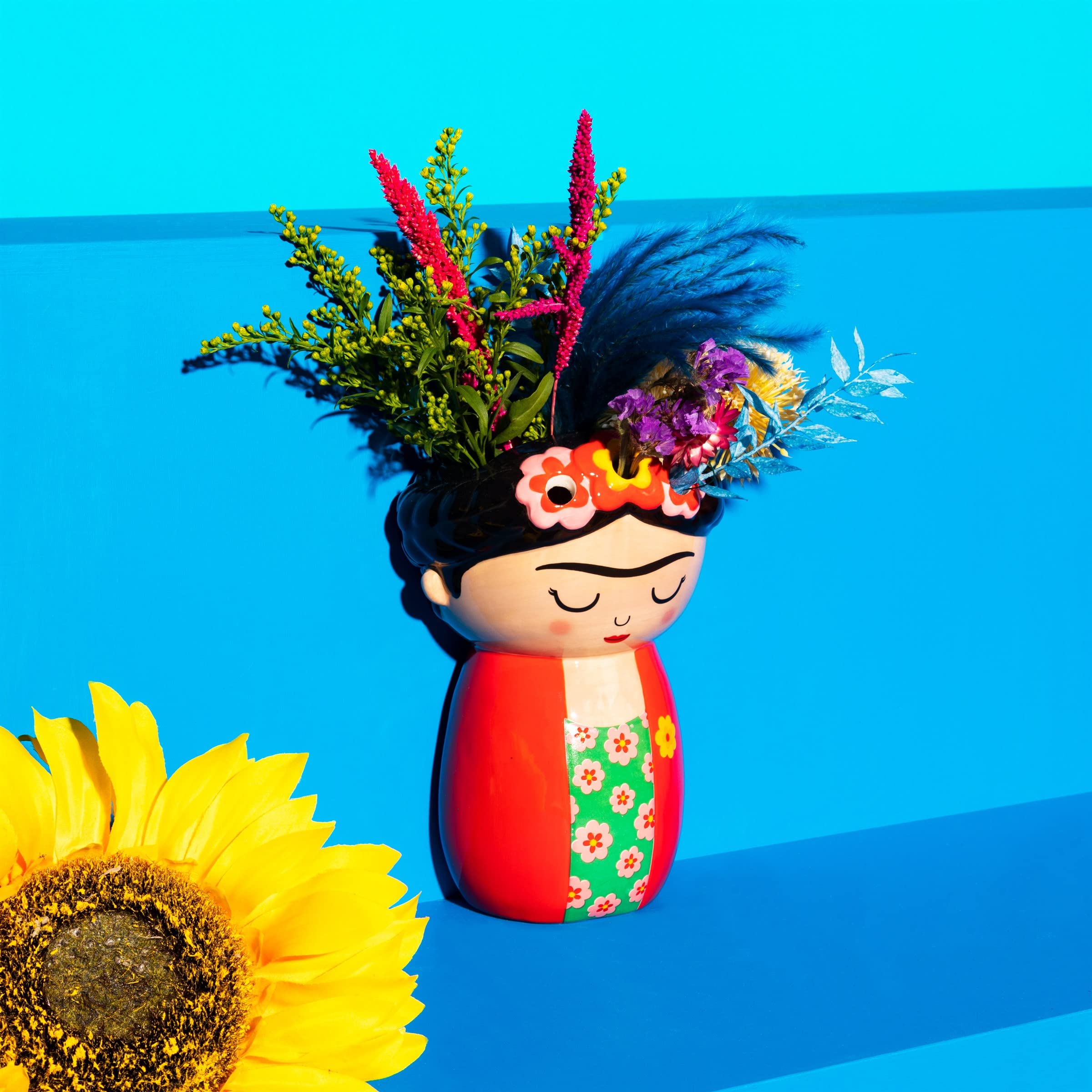 Sass & Belle Frida Wall Mounted Planter Red Sass & Belle