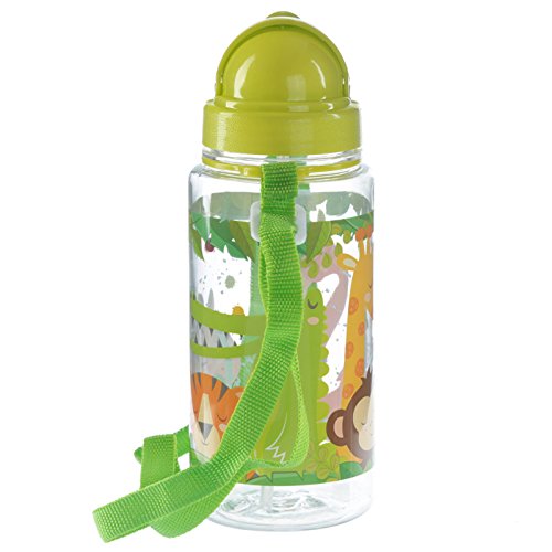Puckator Zooniverse Drinks Bottle With Straw 450ml Puckator