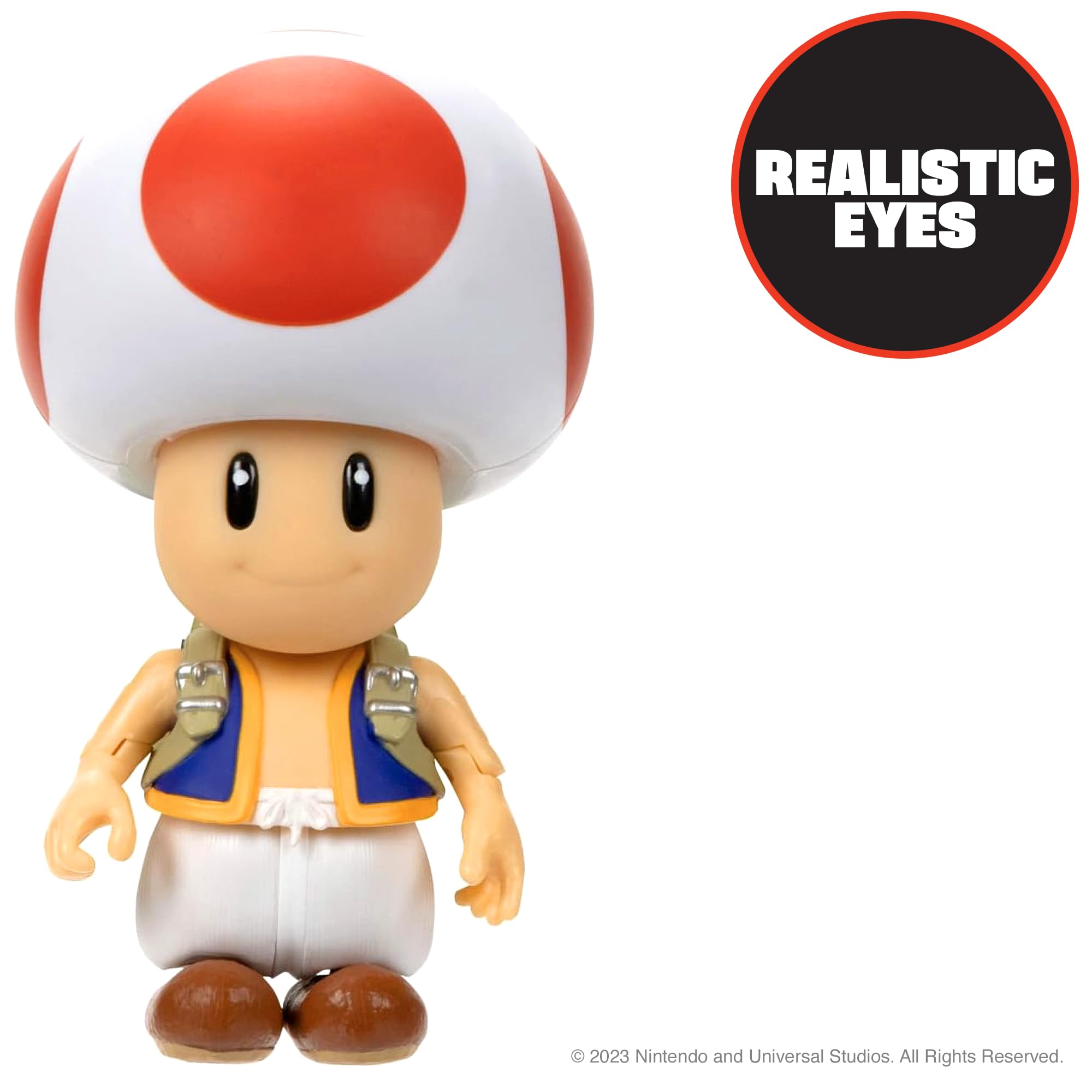 Jakks Pacific The Super Mario Movie Mario Action Figure Toad/ Mario Jakks Pacific