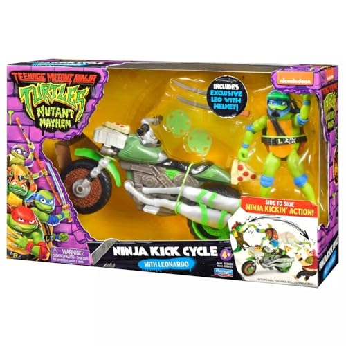 Playmates Toys Teenage Mutant Ninja Turtles: Leonardo Mutant Mayhem Cycle Playmates Toys