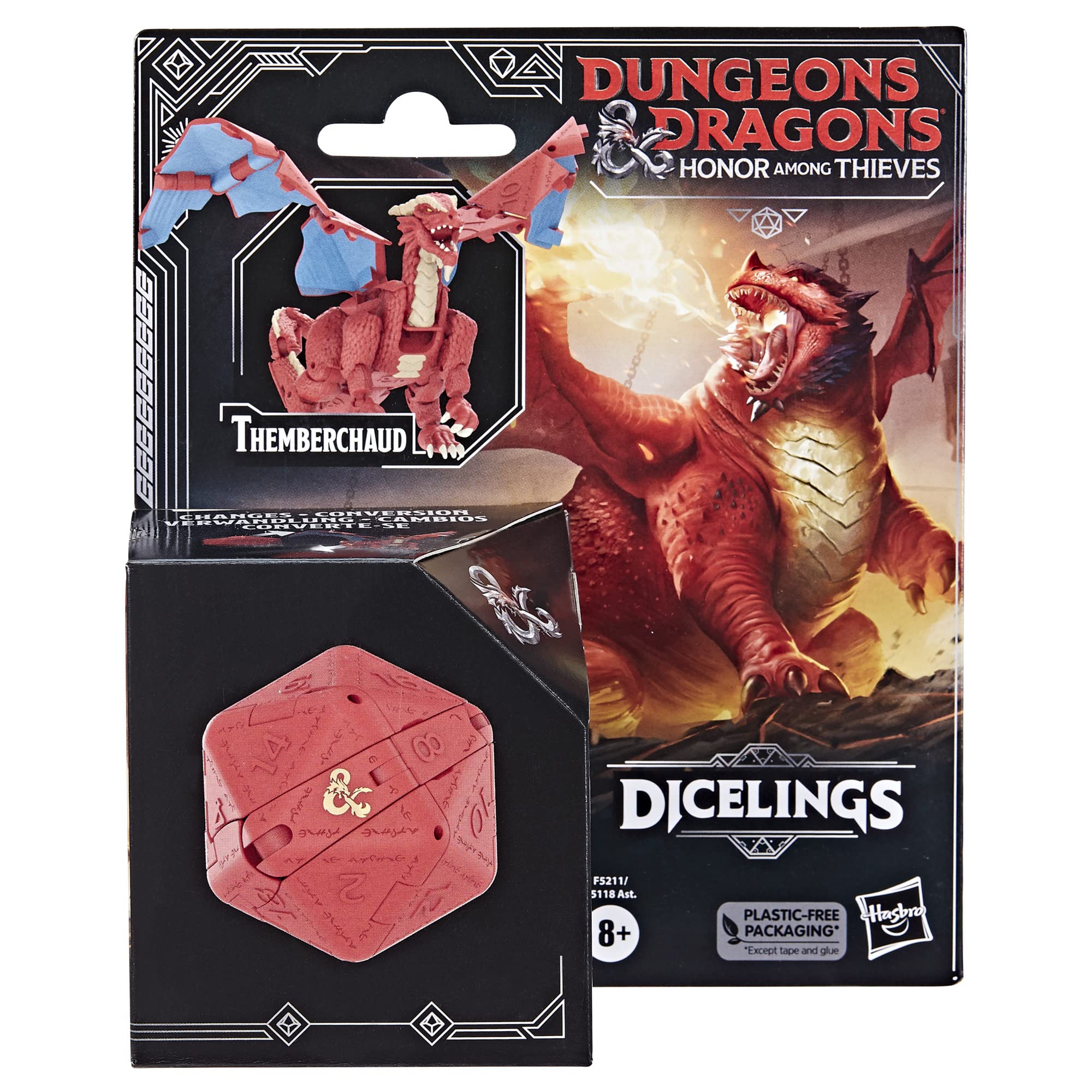 Dungeons & Dragons Honor Among Thieves D&D Dicelings Red Dragon Dungeons & Dragons