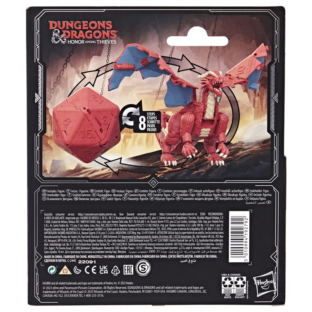 Dungeons & Dragons Honor Among Thieves D&D Dicelings Red Dragon Dungeons & Dragons