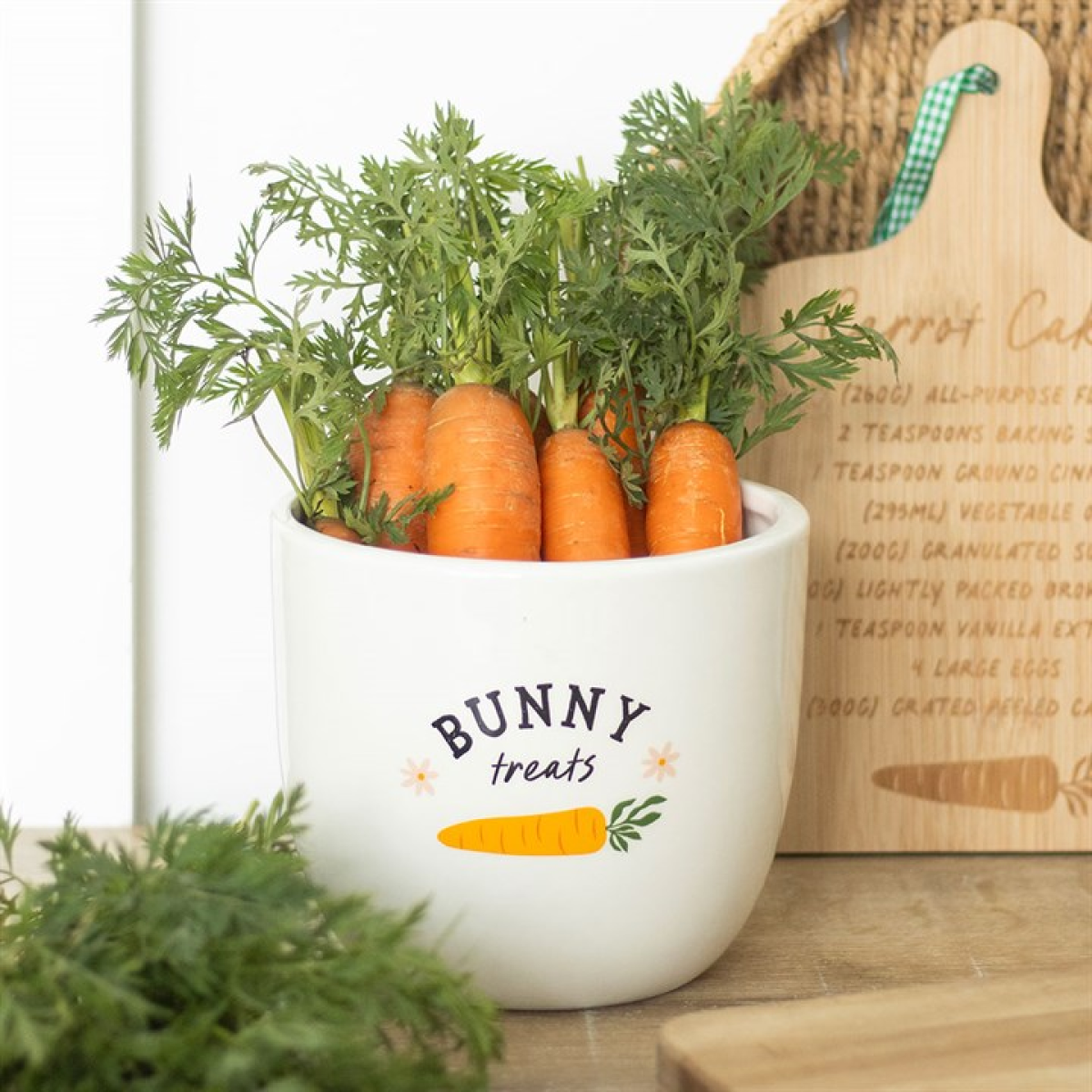Bunny Treats Ceramic Pot Something Different