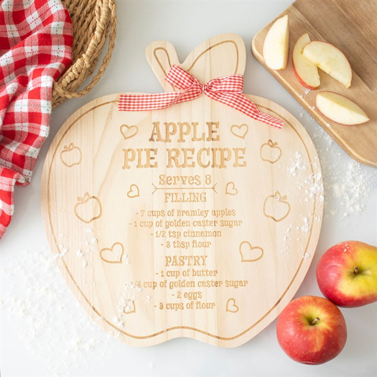 Apple Pie Recipe Serving Board Something Different