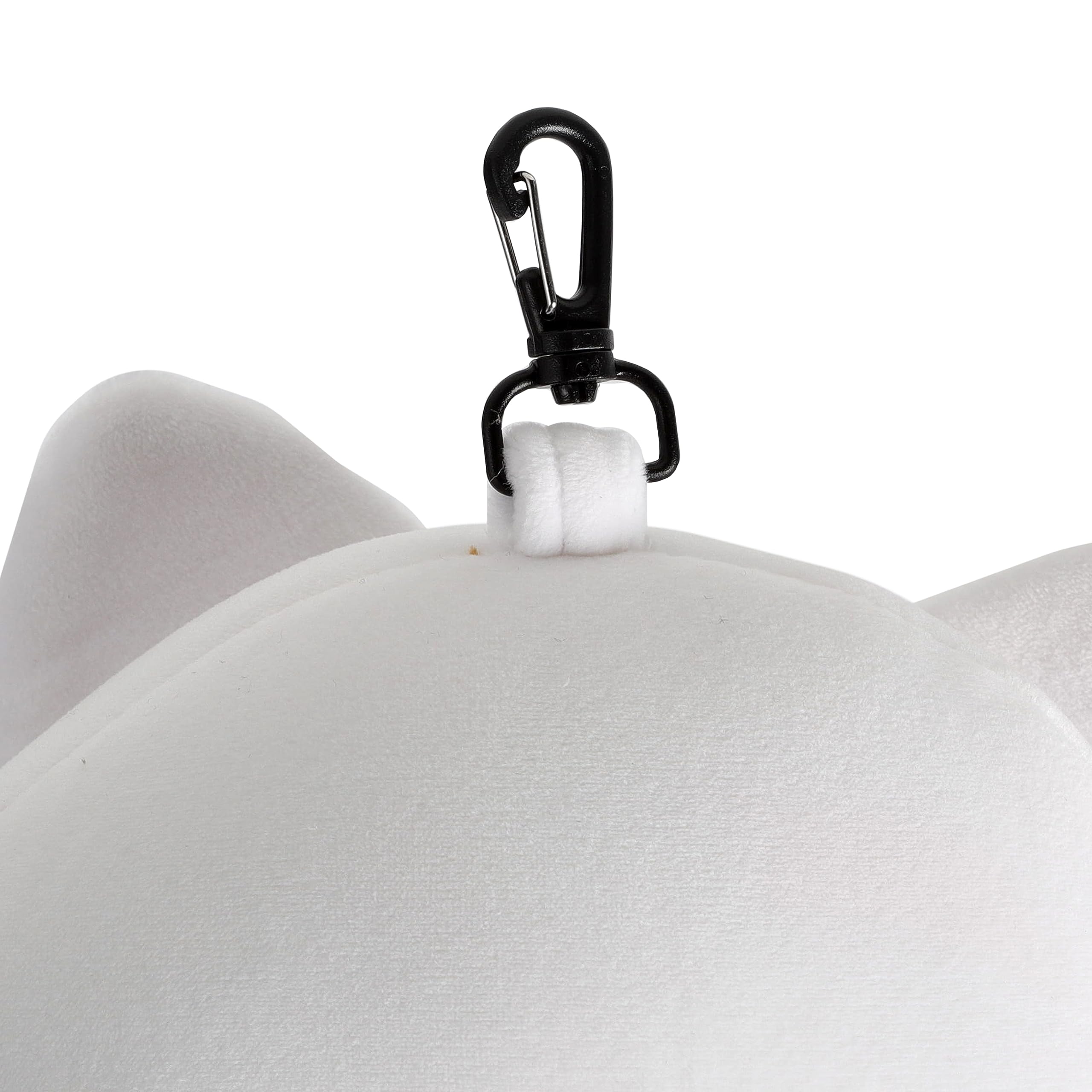 Relaxeazzz Maneki Neko Lucky Cat Round Plush Travel Pillow & Eye Mask Relaxeazzz