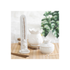 White Chakra and Yoga Pose Incense Stick Holder