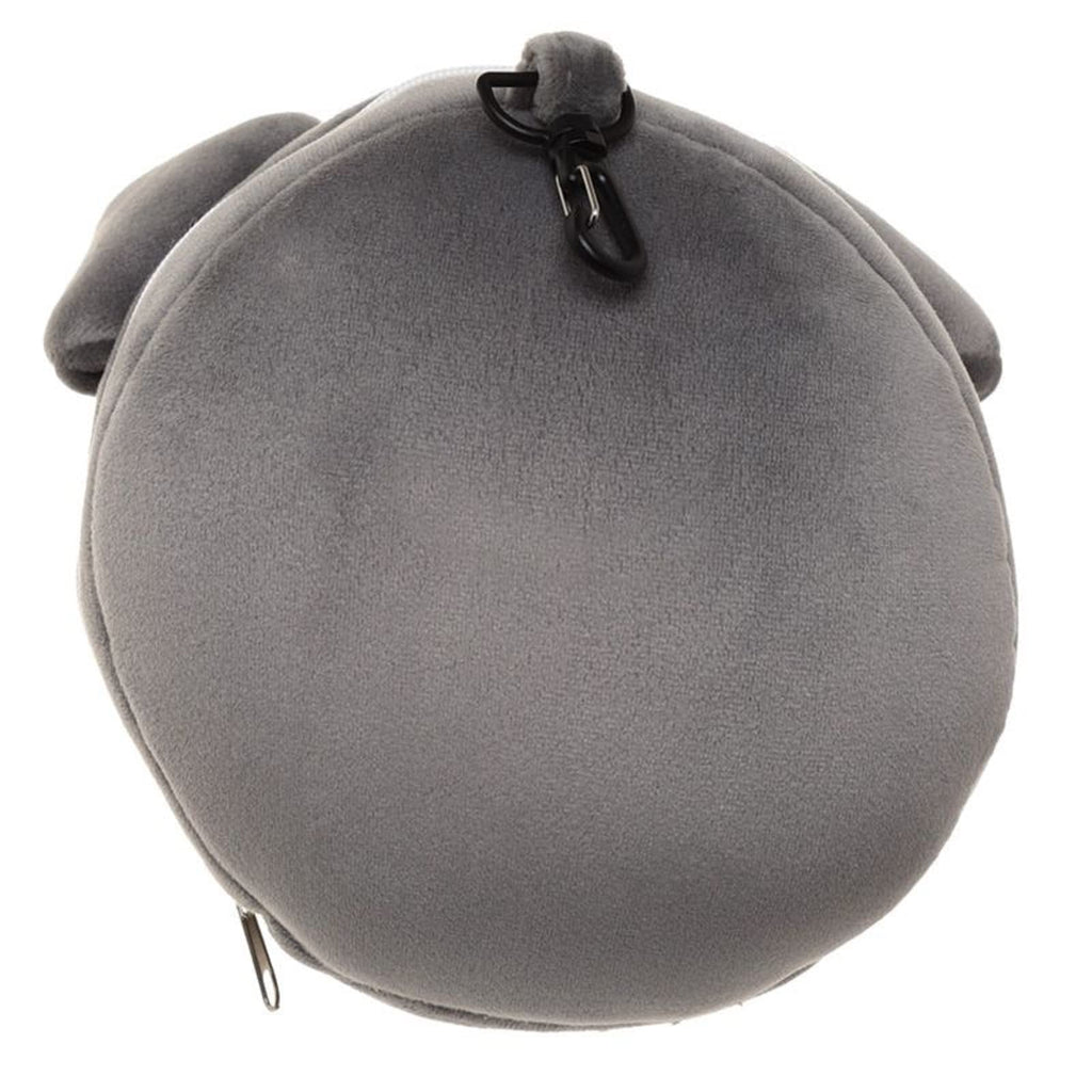 Relaxeazzz Dog Squad Lucky Cat Round Plush Travel Pillow & Eye Mask Puckator
