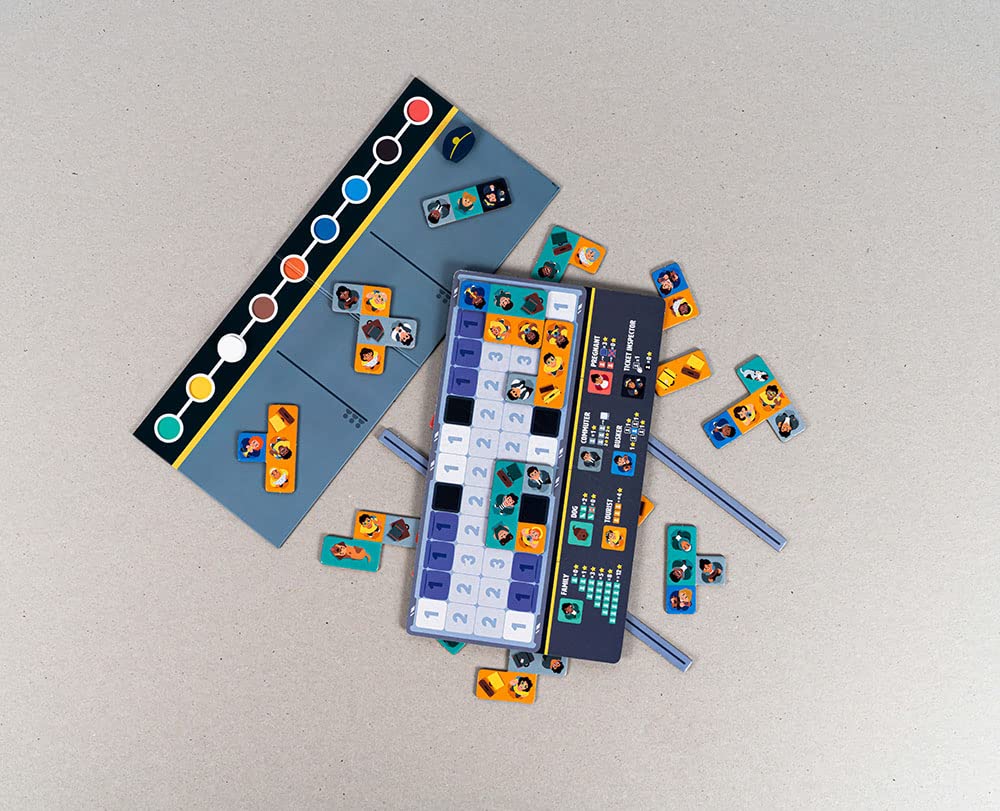 Professor Puzzle Subway Squeeze Board Game Professor PUZZLE