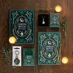 Green Witch Book-Shaped Storage Box