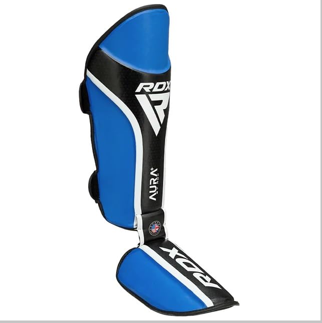 RDX Shin Instep Aura Plus T-17 Blue/Black-S RDX