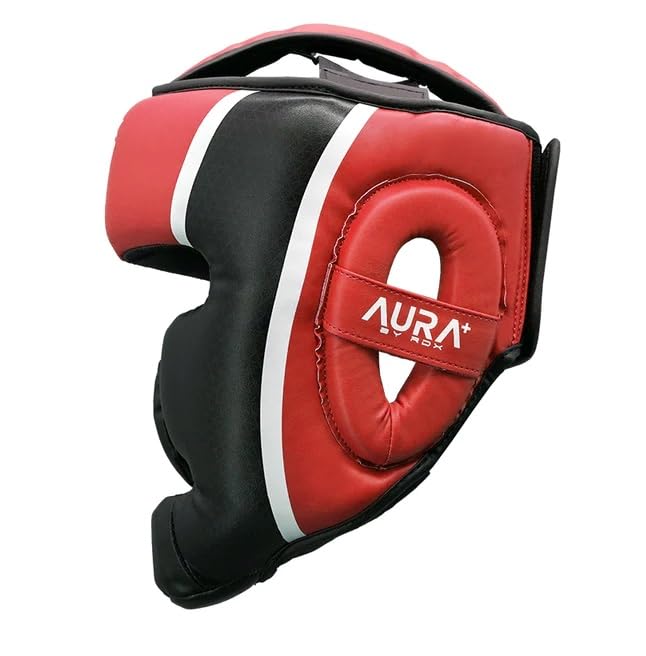 RDX Head Guard Aura Plus T-17 Red/Black-M RDX