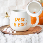 Peekaboo Ghost Rounded Mug