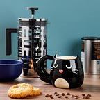 Puckator Feline Fine Black Cat Shaped Mug Puckator
