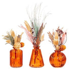 Sass & Belle Amber Glass Bud Vases - Set of 3 Sass & Belle