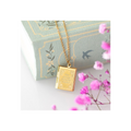 Book Shaped Locket Necklace in Gift Box