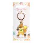 Flynn Fox Alloy & Enamel Keyring
