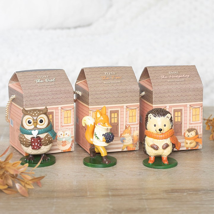 Flynn Fox Resin Ornament