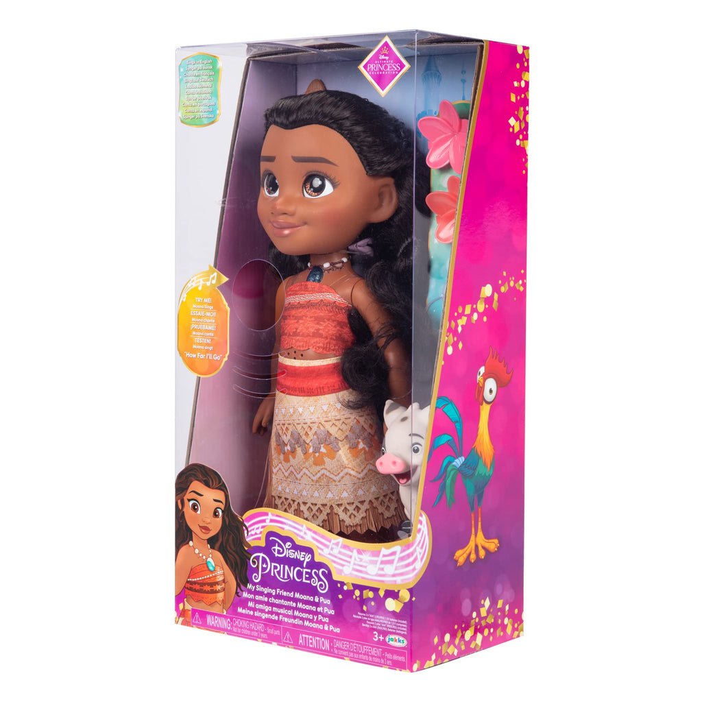 Jakks Pacific Disney Moana 2 My Singing Friend Moana Doll & HeiHei Figure Jakks Pacific
