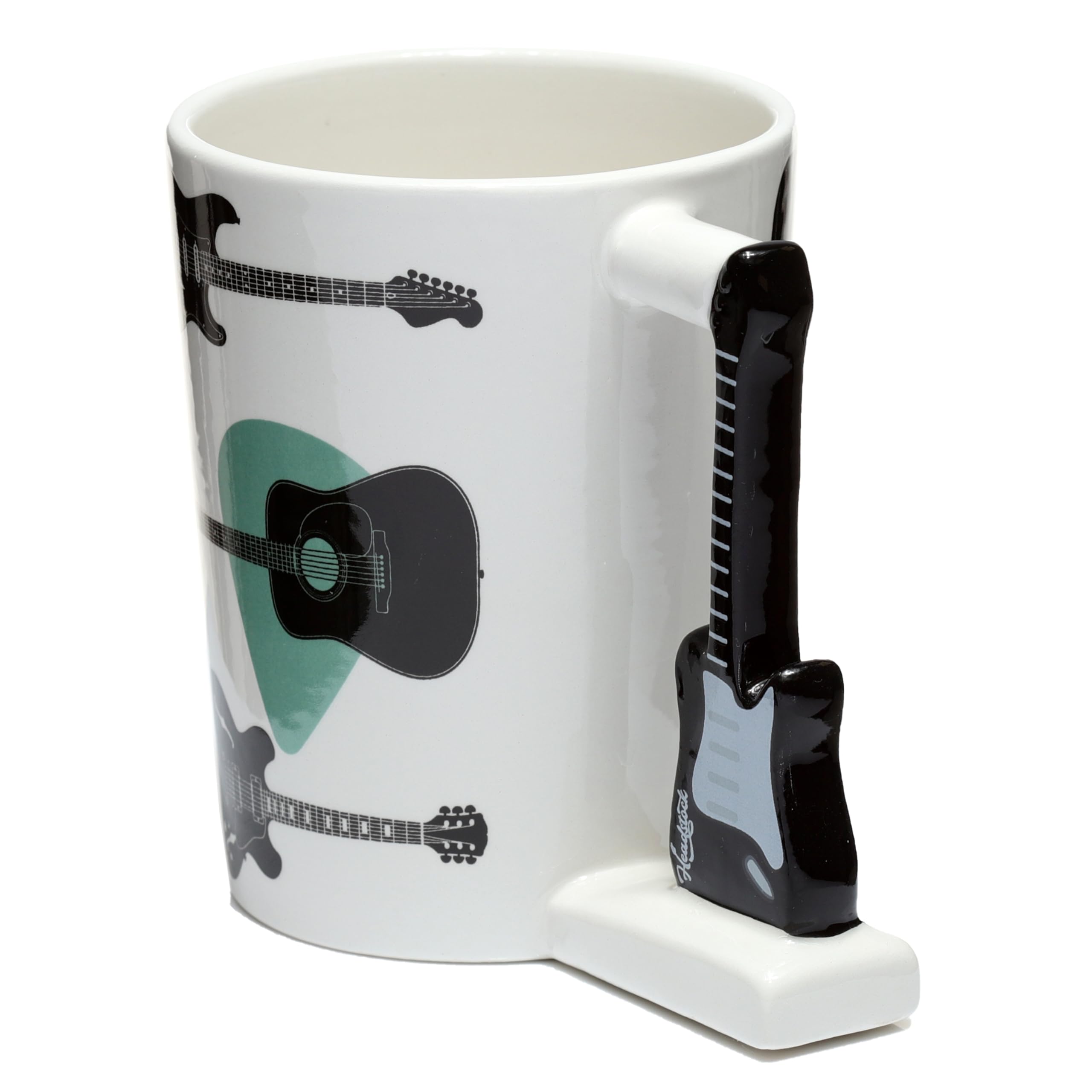 Puckator Headstock Guitar Ceramic Shaped Handle Mug Puckator