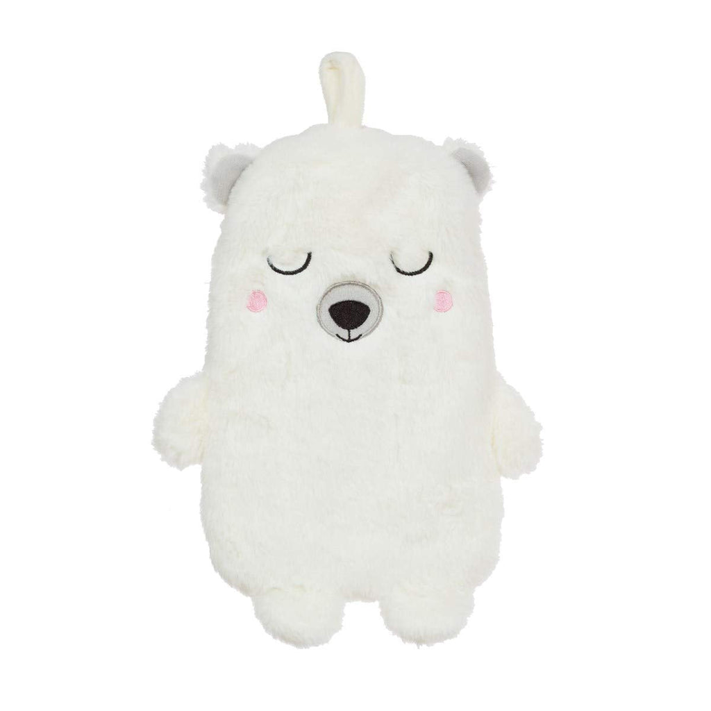 Sass & Belle Hot Water Bottle Nanook Polar Bear Plush Cover Sass & Belle
