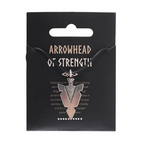 Arrowhead of Strength Viking Cord Necklace