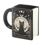 Black Cat Magick Book of Spells Book-Shaped Mug