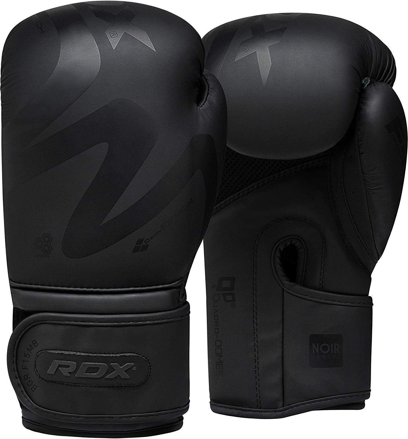 RDX Boxing Gloves Sparring Muay Thai Pro Training, Maya Hide Leather, Kickboxing Heavy Punching Bag Focus Mitts Pads Double End Ball Workout, MMA Fitness Gym Bagwork, Ventilated Palm, Men RDX