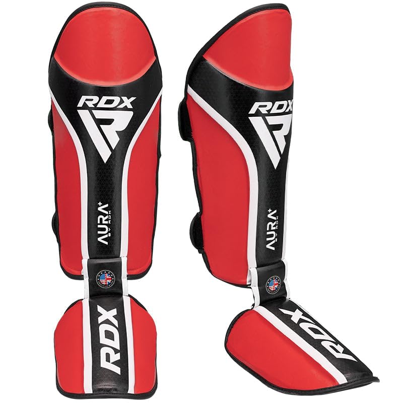 RDX Shin Instep Aura Plus T-17 Red/Black-M RDX