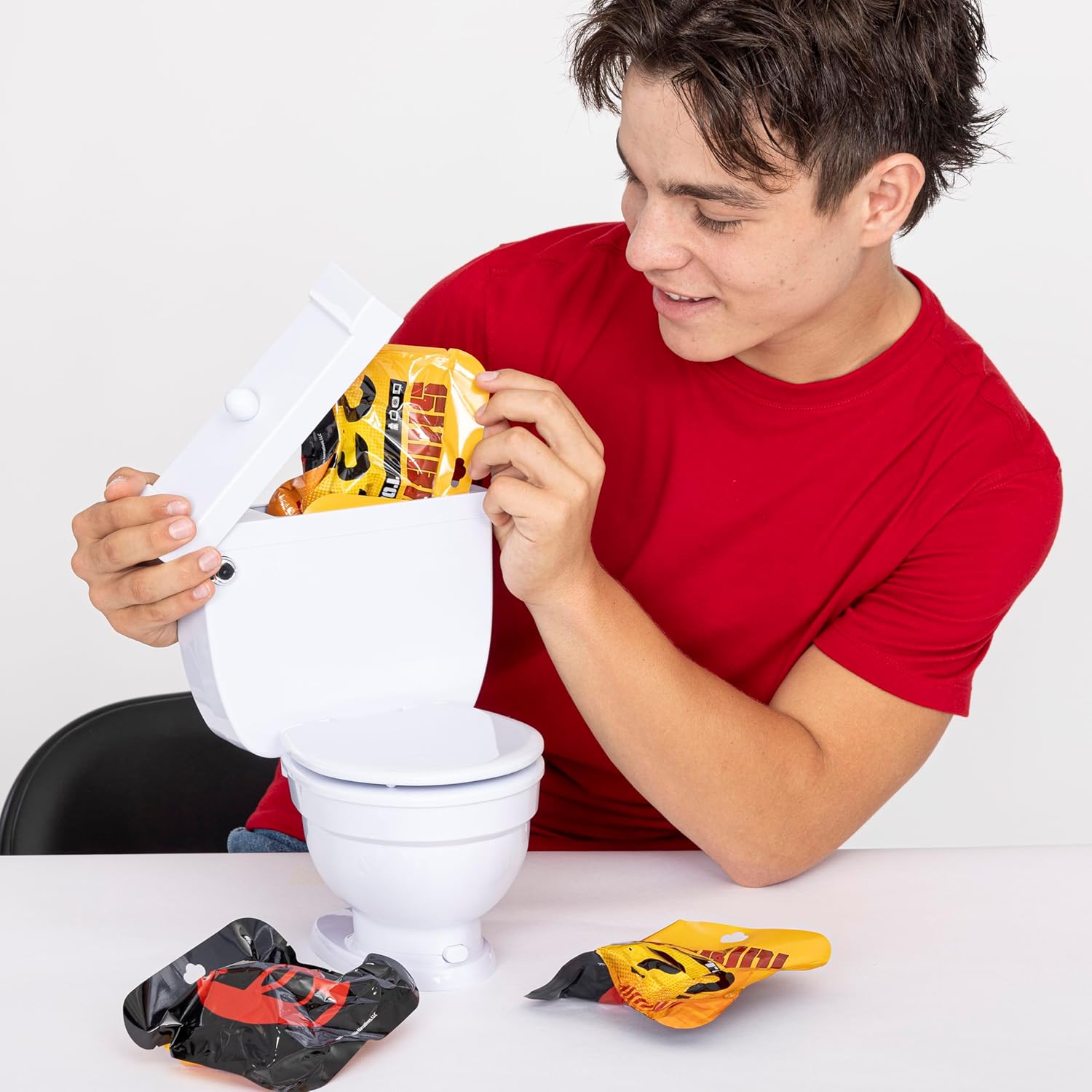Bonkers Toys Skibidi Toilet Mystery Toilet with Surprise Toys to Discover inside
