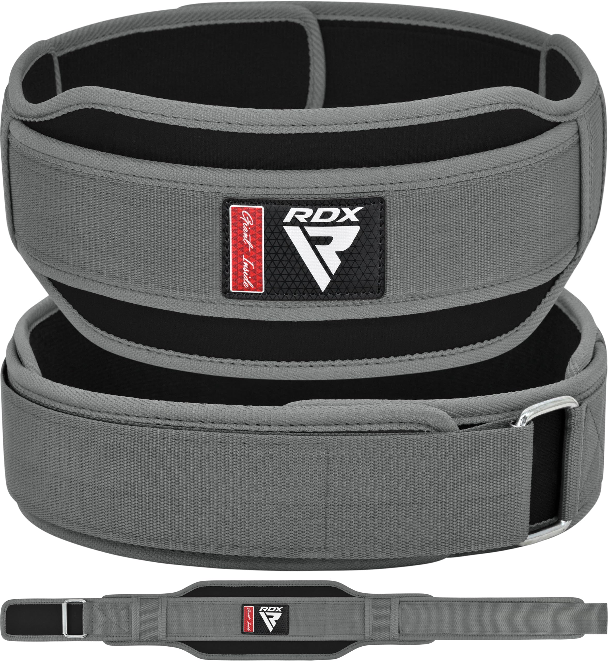 RDX Weight Lifting Belt Unisex, Durable EVA Foam Padding, Iron Buckle, Back Soft Support RDX