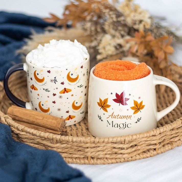 Autumn Magic Harvest Moon Print Mug