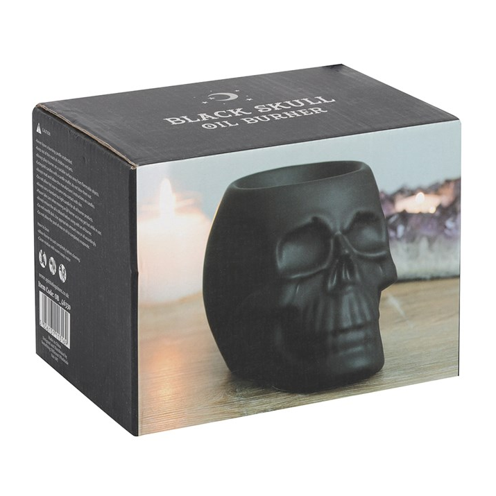Black Skull Oil Burner