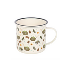 Camping Print Enamel Mug