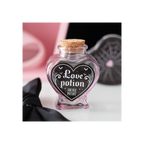 Love Potion Decorative Glass Heart Potion Bottle