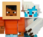 Mattel Minecraft Game, Creator Series Action Figures and Accessories, Camp Enderwood Steve and Mob Figures Mattel