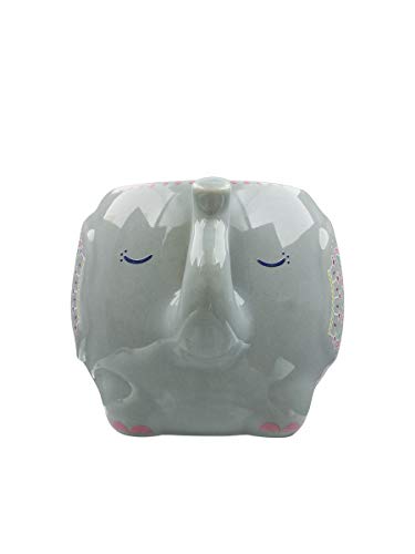 Sass & Belle Mandala Elephant Grey Mug Sass & Belle