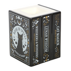 Black Cat Book of Spells Oil Burner and Wax Warmer