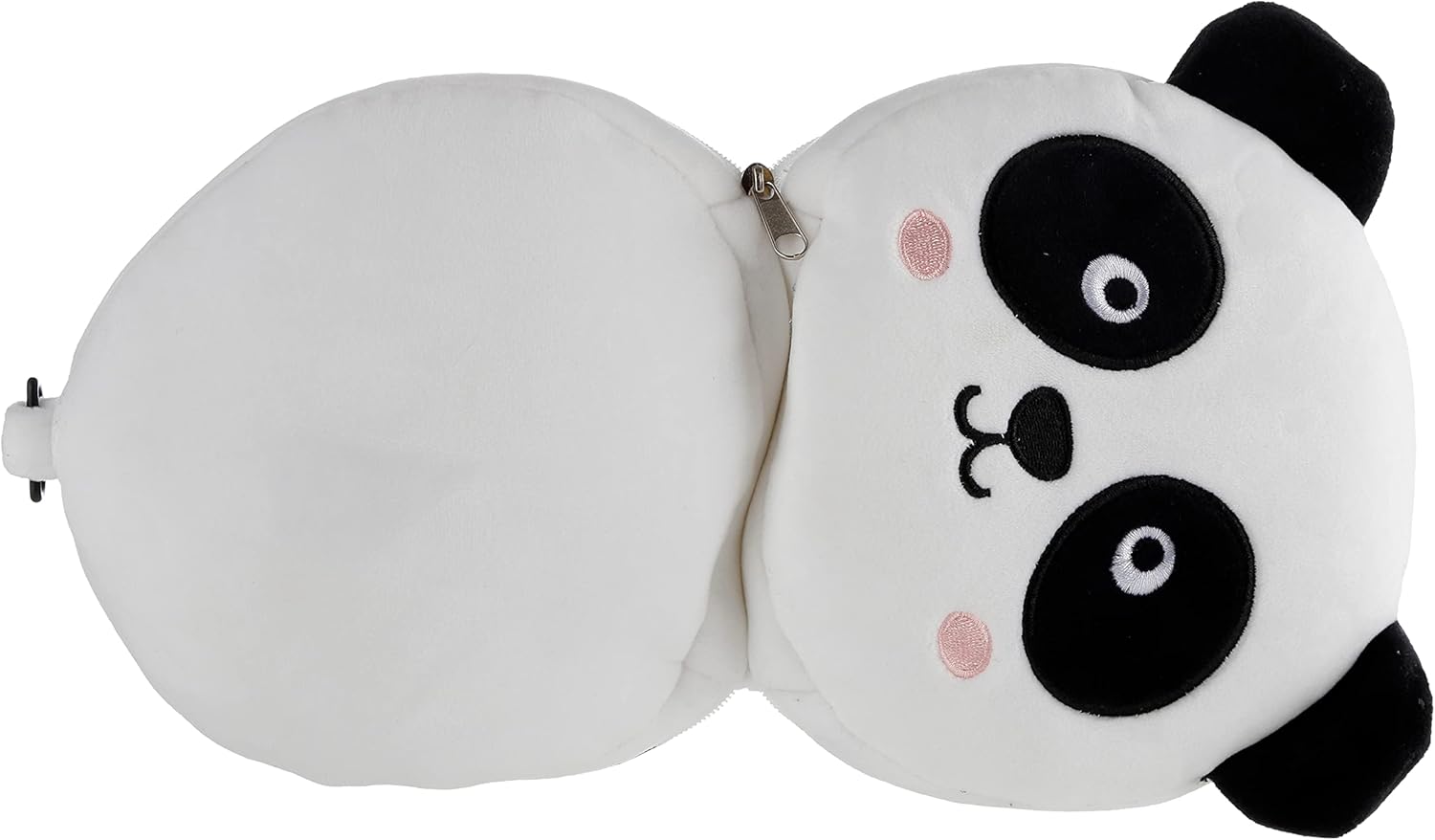 Relaxeazzz Panda Round Plush Travel Pillow& Eye Mask Relaxeazzz