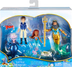 Mattel Disney The Little Mermaid Ariel's Adventures Story Set with 4 Small Dolls and Accessories Mattel