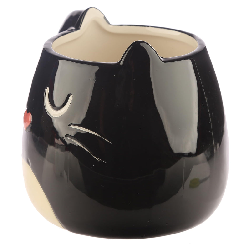 Puckator Feline Fine Black Cat Shaped Mug Puckator