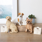 French Bulldog Resin Ornament with Sentiment Card
