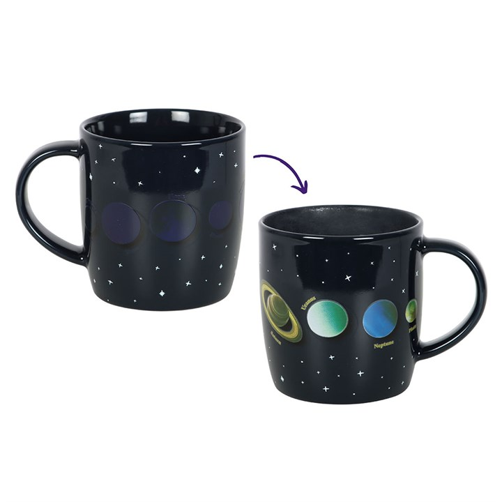 Solar System Heat-Changing Ceramic Mug – 500ml