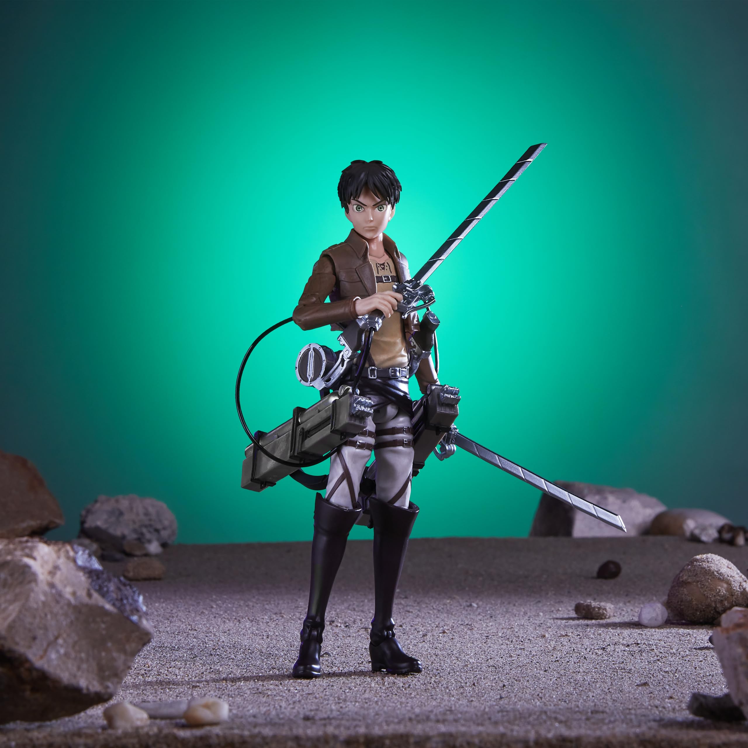 Jazwares Total Anime Attack on Titan- Eren Jaeger Action Figure Total Anime