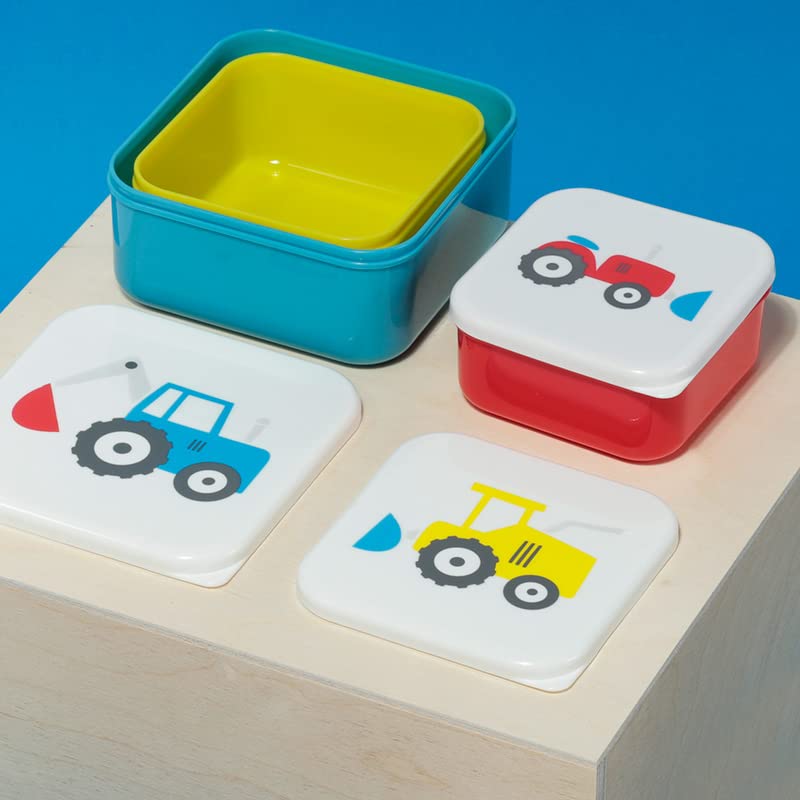 Puckator Litte Tractor Lunch Box set of 3 Puckator