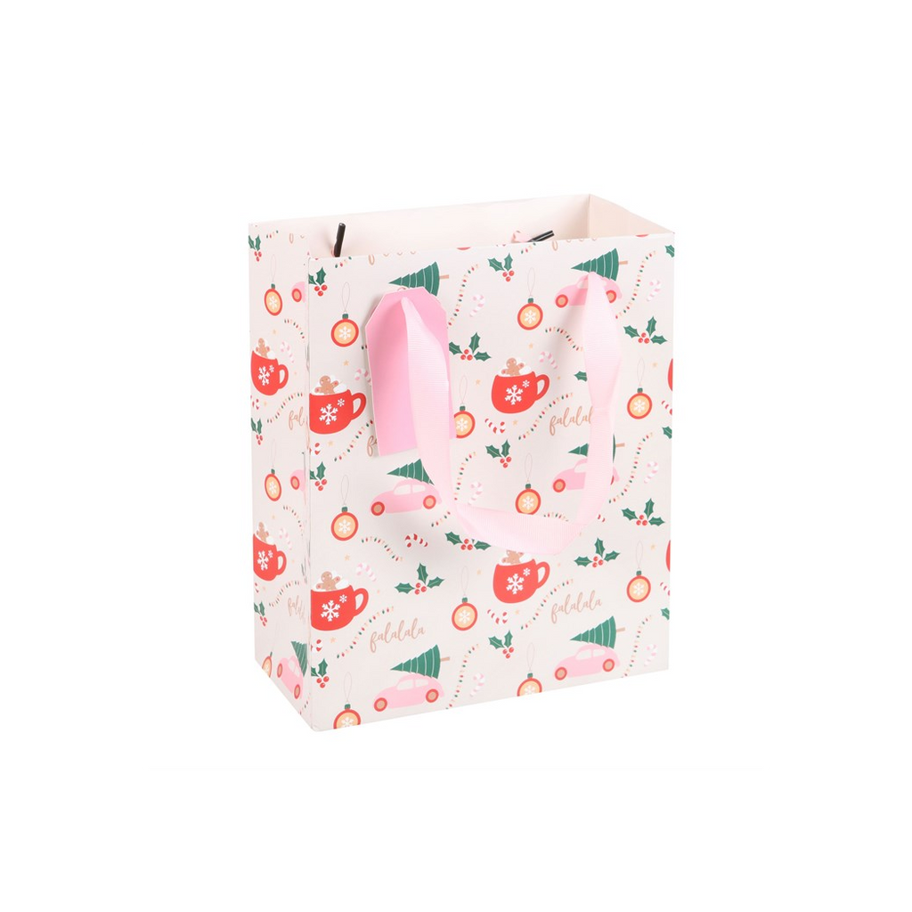 Sugarplum Fun Christmas Print Gift Bag