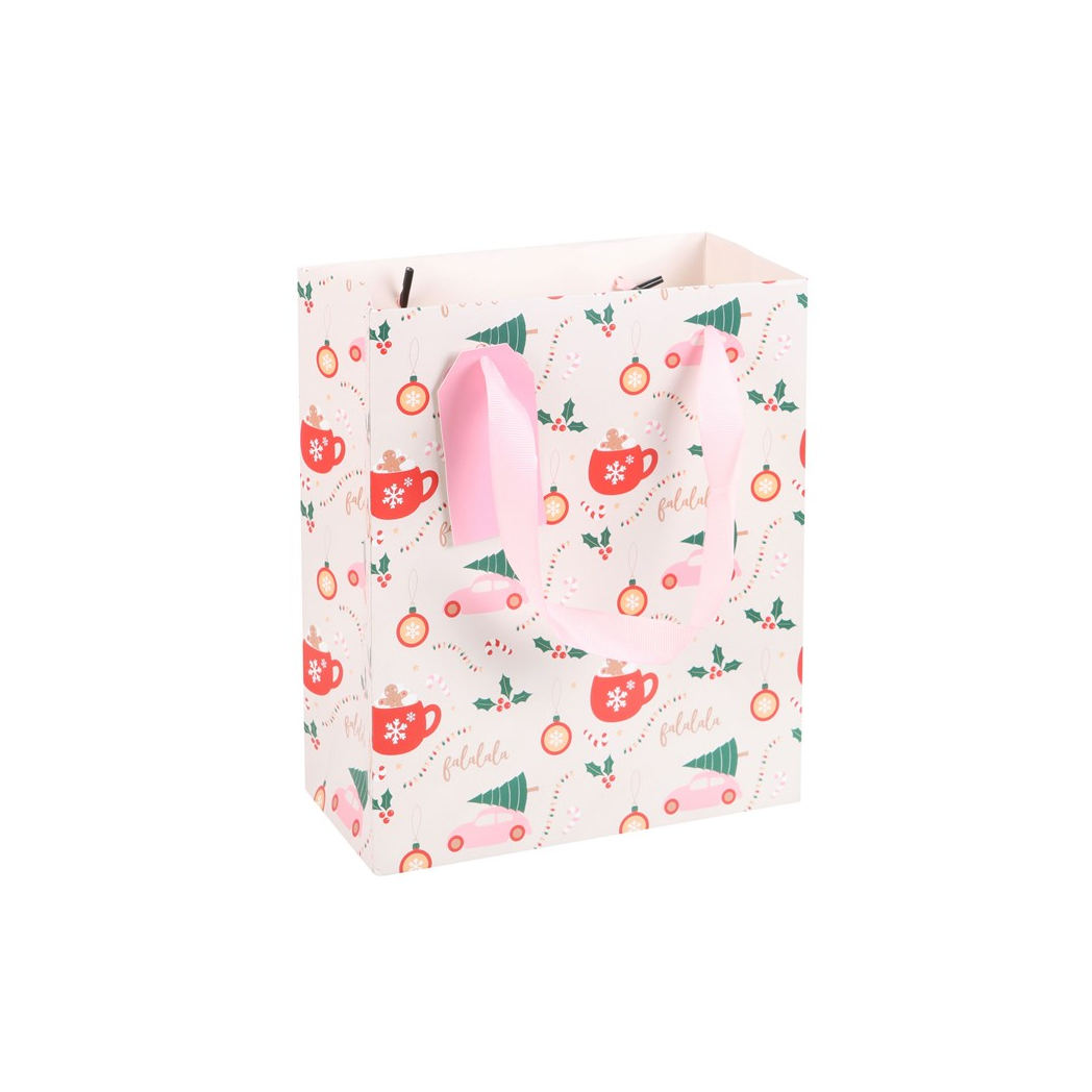 Sugarplum Fun Christmas Print Gift Bag