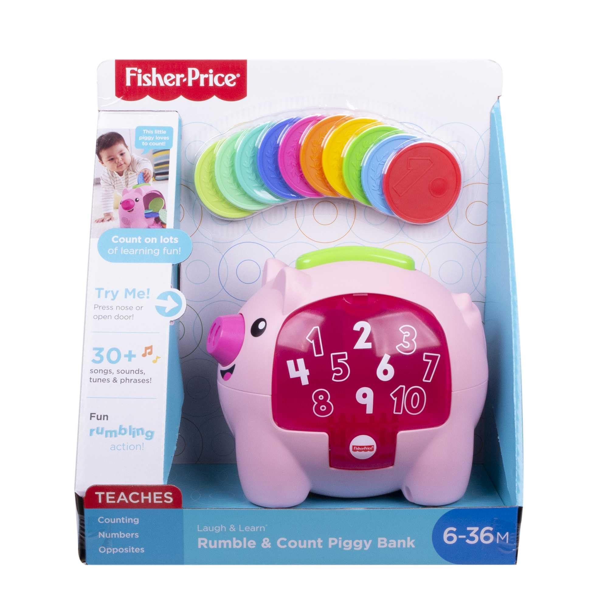 Fisher-Price Laugh & Learn Count & Rumble Piggy Bank Fisher-Price